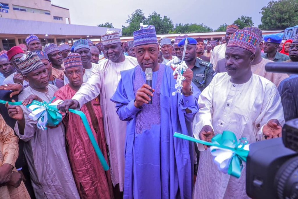 Subsidy Removal: Zulum unveils 70 buses for metro transport, civil servants    