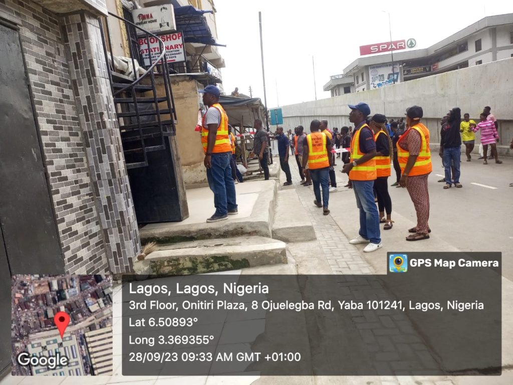 LAWMA Seals Plazas Around Tejuosho Market for Environmental Infractions