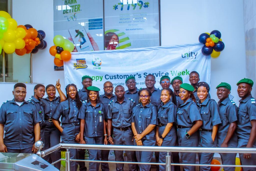 CustomerServiceWeek: Unity Bank Rolls Out Rewards to Celebrate Frontline  Staff, Customers - SocietyHerald.com.ng || ...Celebrating Spcial People
