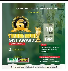 Breaking! Yoruba Movie Gist Awards Announces 6th Edition, Calls for Nominations”