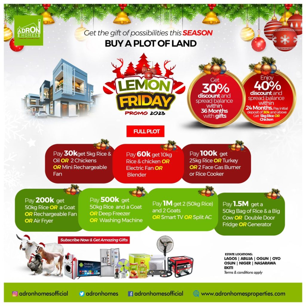 Adron Homes Excites Customers with ‘Lemon Friday Promo’