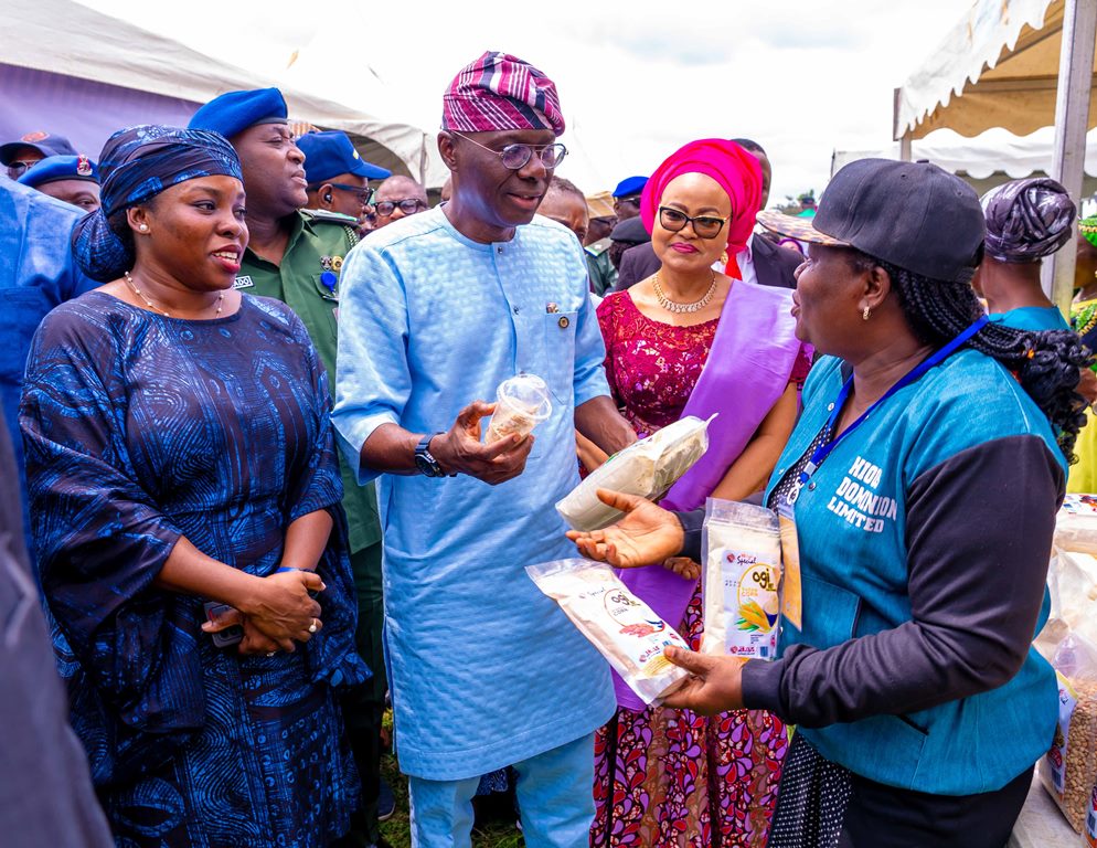 SANWO-OLU MARKS WORLD FOOD DAY WITH LAGOS FARMERS, RECOMMITS GOVT TO FOOD SAFETY MEASURES