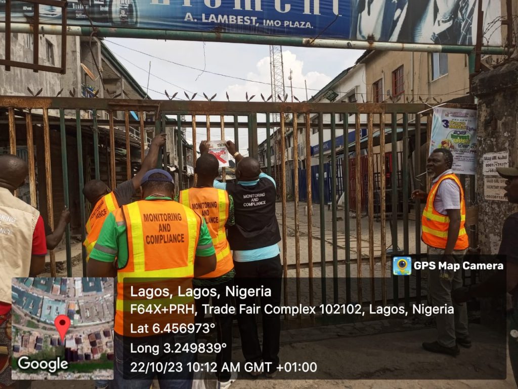 LASG Seals Markets within Trade Fair Complex Over Environmental Infractions