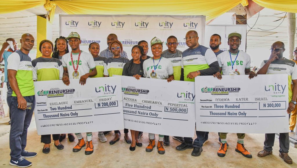 Unity Bank Holds 10th Edition of Corpreneurship Challenge; Agropreneurs, Others Win N10M Business Grant 