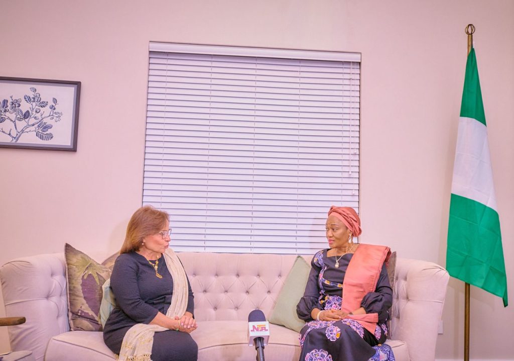 FIRST LADY OF NIGERIA AND FIRST LADY OF EGYPT EXPRESS READINESS TO COLLABORATE