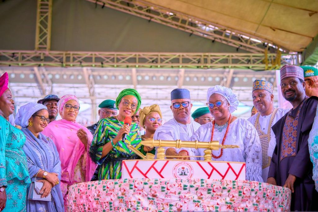 FIRST LADY SENATOR OLUREMI TINUBU CELEBRATES SENATE PRESIDENT AKPABIO AT 61