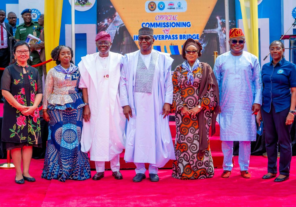 SANWO-OLU OPENS IKEJA RED LINE FLYOVER TO TRAFFIC