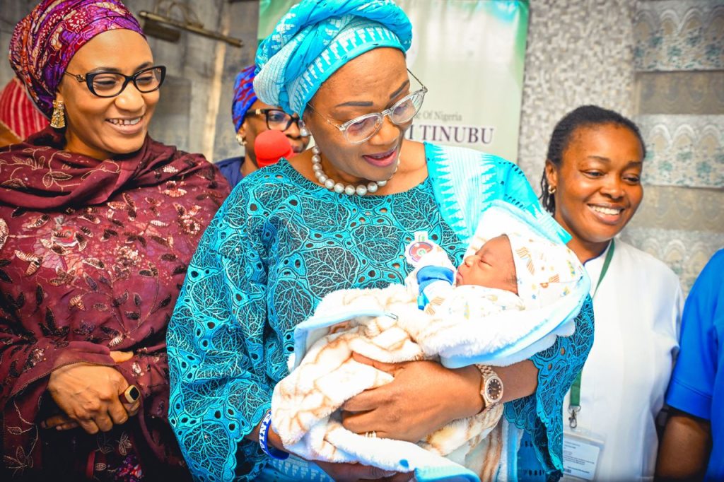 FIRST LADY OLUREMI TINUBU CELEBRATES FIRST BABY IN FCT