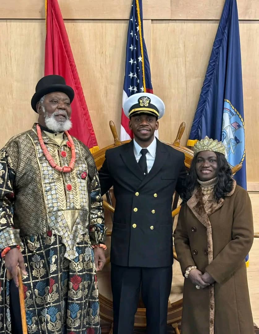 Like Father Like Son :Alfred Diete-Spiff Jnr becomes American Naval Officer