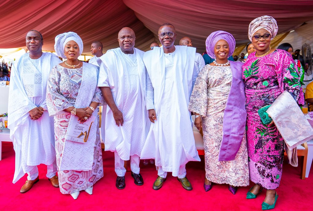 SANWO-OLU FELICITATES WIFE, IBIJOKE AT 57
