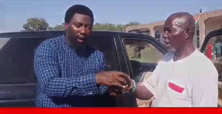 Practical Christianity: Famous TBJOSHUA Son, Prophet I O Samuel gives Brand New Range Rover SUV To Oldest church member