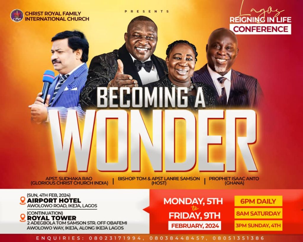 APOSTLE SUDHAKA, PROPHET ANTO, OTHER INTERNATIONAL PREACHERS SETS TO STORM NIGERIA AS REIGNING IN LIFE CONFERENCE GATHERS MOMENTUM