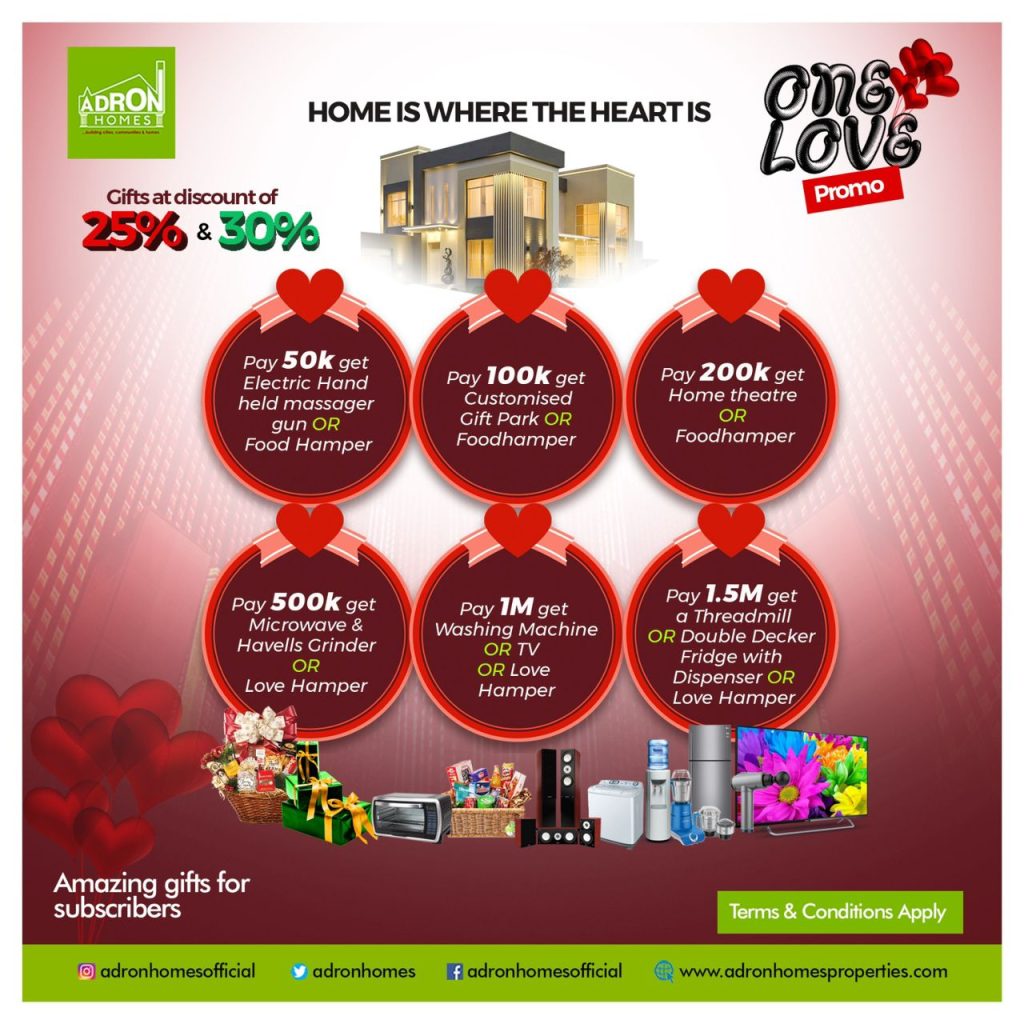 Adron Home Announces Massive ‘Love’ Discount To Celebrate Valentine’s Day
