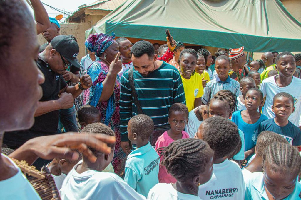 BIRTHDAY/VALENTINE: Jesam Micheal Blesses Nana Berry Orphanage Home With N15m, Bought A Home for Them ( Video)