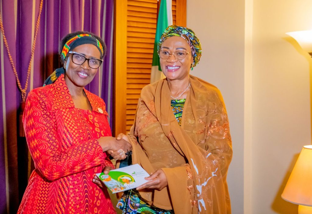Photo News : H.E Nigeria First Lady Senator Oluremi Tinubu Visits  Ethiopian first Lady in Addis Ababa Ethiopia.