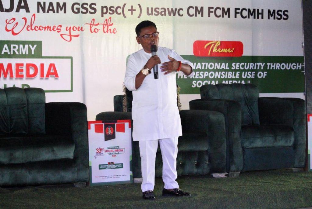 NIGERIAN ARMY SALUTES MAZI OSITA IHEME FOR CONTRIBUTING TO EFFORTS AIMED AT PROMOTING UNITY, PEACE, STABILITY IN NIGERIA