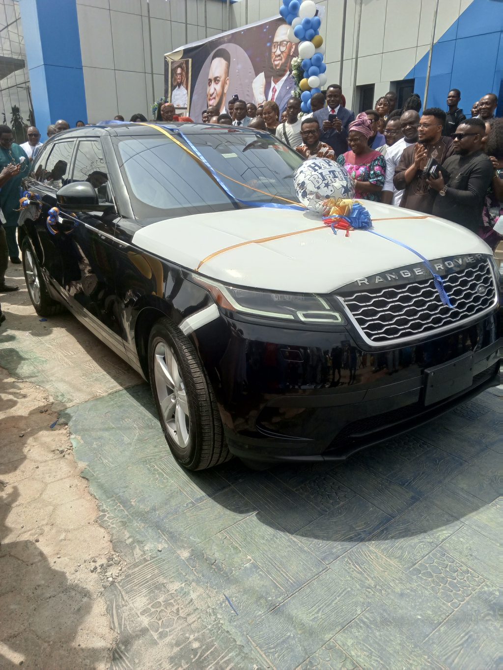 Breaking News; Dr Chris Okafor Receives Range Sport As Birthday Gift (photo)