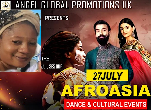 London Ready as Angel Global Promotions Hosts ‘AfroAsia Dance & Cultural Events’ July