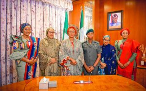 You are a reference point for all Nigerian Youth- HE Oluremi Tinubu As First Lady receives First Female Nigerian Graduate of Royal Military Academy, UK