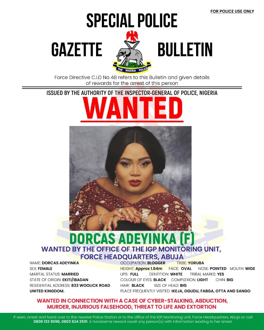 Exposing The Many Lies Of Wanted Cyber Bully, Dorcas Adeyinka+ Her Failed Attempt To Blackmail The Odegbamis