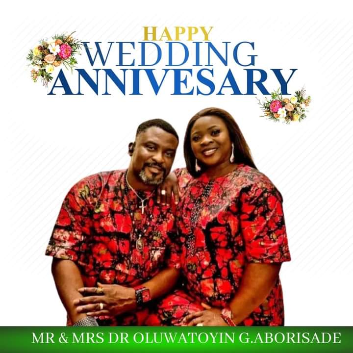 Dr And Mrs Oluwatoyin Aborisade Celebrates Wedding Anniversary In Grand Style  ~By Oluwaseun Fabiyi