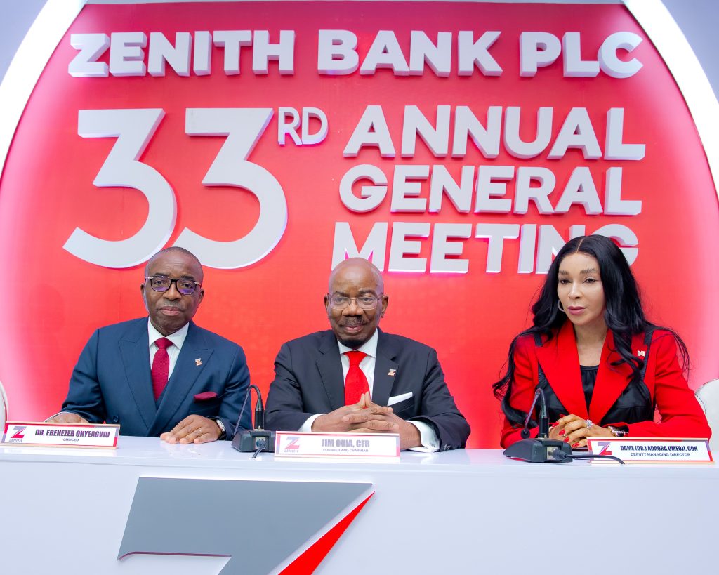 ZENITH BANK DELIVERS ON PROMISE OF SHAREHOLDERS VALUE WITH RECORD DIVIDEND PAYOUT OF N125.59 BILLION