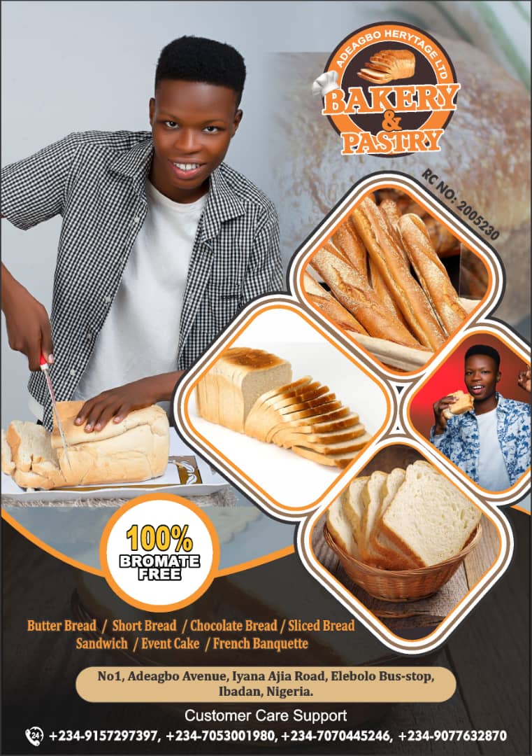 ADEAGBO HERYTAGE LTD: BAKERY/PASTRY WITHOUT KILLERS ~By Oluwaseun Fabiyi