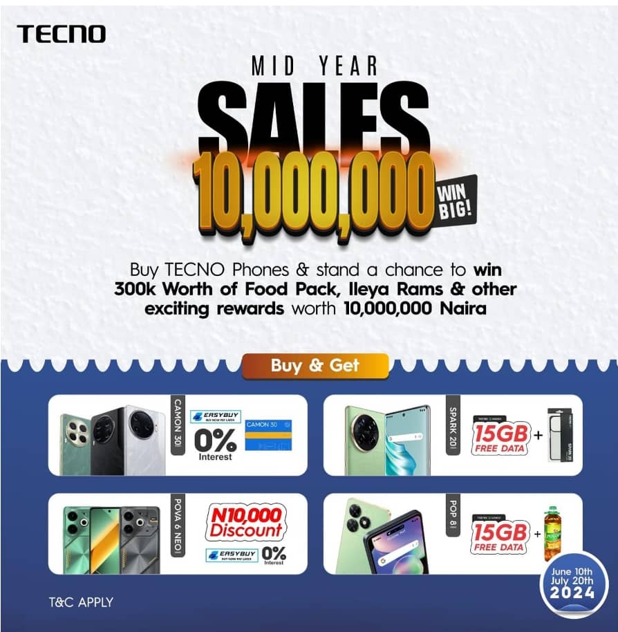 Make Your Mid-Year Unforgettable with TECNO’s Exciting Promo