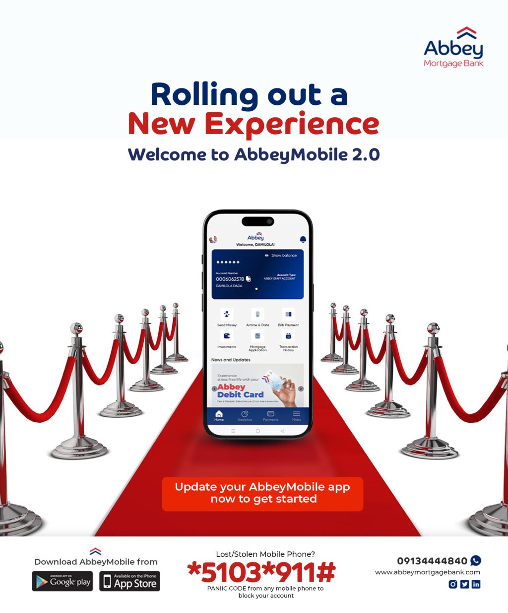 Abbey Mortgage Bank Relaunches AbbeyMobile 2.0 To Boost Customer Experience