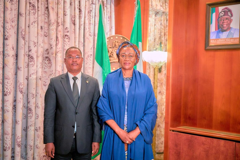 FIRST LADY OLUREMI TINUBU RECEIVES BURUNDIAN AMBASSADOR TO NIGERIA; CALLS FOR RETOOLING OF EDUCATION TO DRIVE DEVELOPMENT ON THE CONTINENT