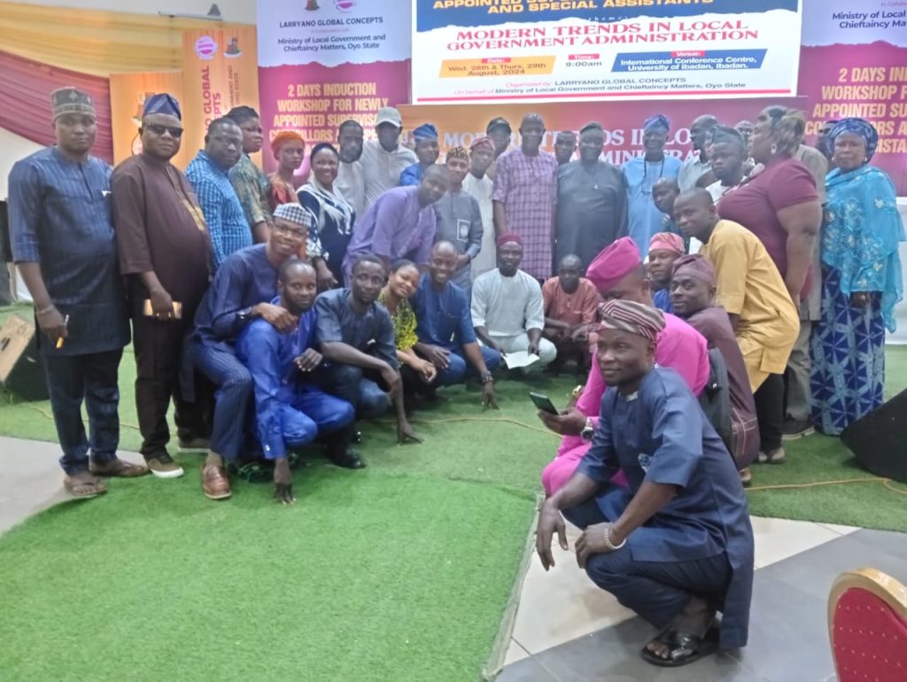 Oyo Gov’t Trains 352 LGA Supervisory Councillors, SAs