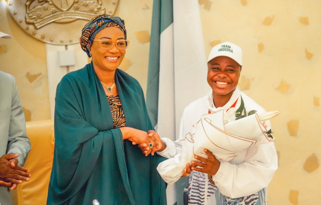 FIRST LADY OLUREMI TINUBU RECEIVES 2024 PARALYMPIANS