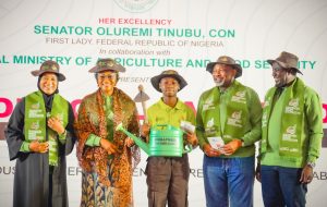 FIRST LADY OLUREMI TINUBU INAUGURATES YOUNG FARMERS CLUB, NIGERIA