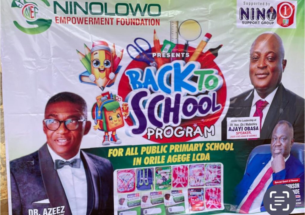 Back to School: Ninolowo Supports Pupils In Agege Schools with Educational Materials