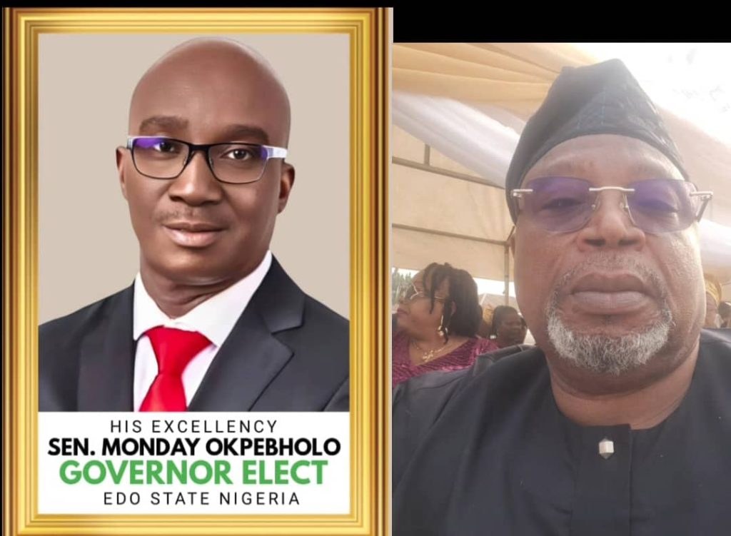 Tony Ojo’s Unique Gentlemen’s Club congratulates Edo State Gov-elect, Senator Monday Okpebholo