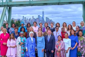 US FIRST LADY JILL BIDEN BIDS FAREWELL TO VISITING FIRST LADIES AT UNGA