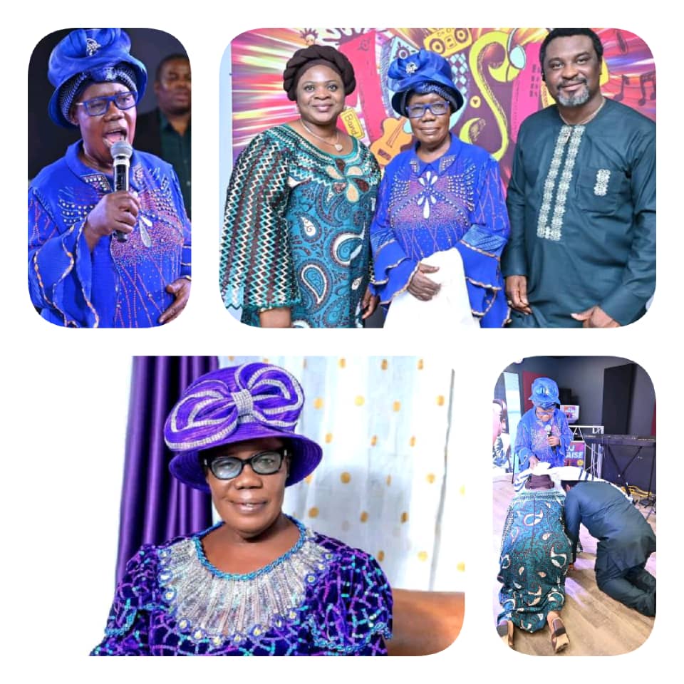 Dr. Toyin and Deaconess Adenike Aborisade celebrate the birthday of renowned gospel music legend Mama Bola Are  ~By Oluwaseun Fabiyi
