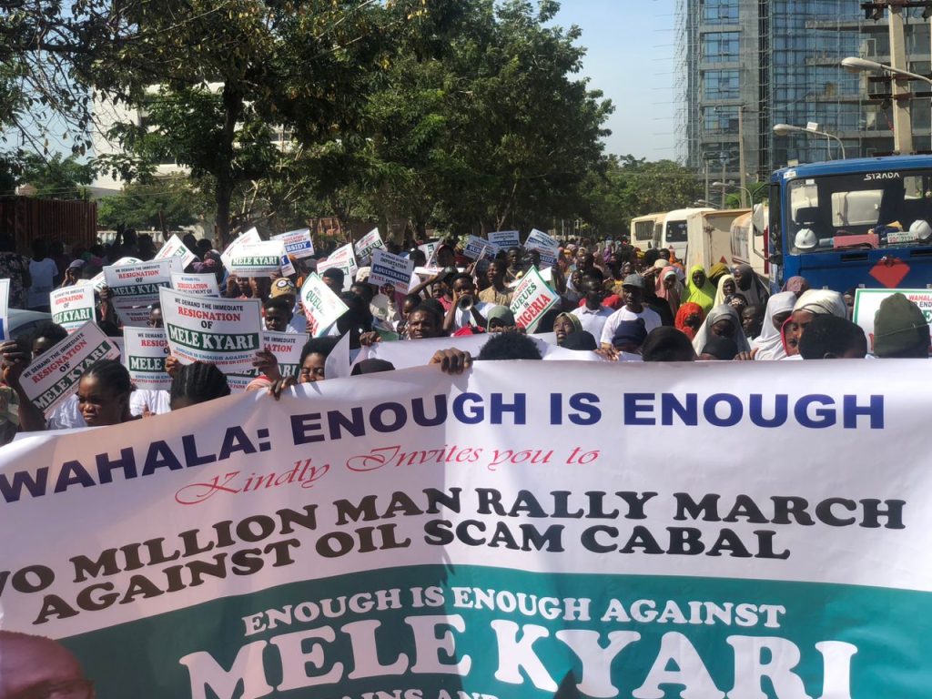 Fuel Crisis: Massive Protest Hits NNPC Towers*