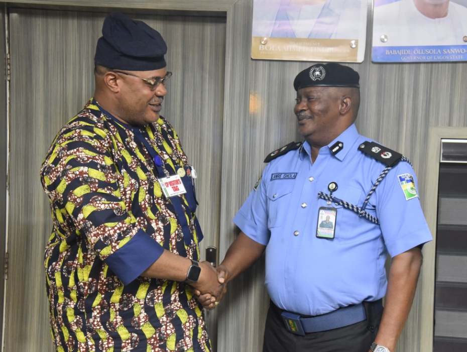 ESV HON. ABDUL-AKEEM EJALONIBU AMODU PAYS COURTESY VISIT TO LAGOS STATE COMMISSIONER OF POLICE