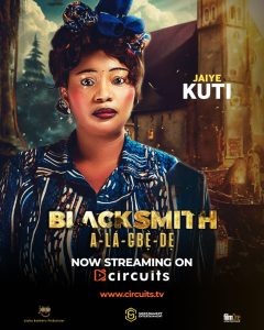 Jaiye kuti releases her movie on circuit TV