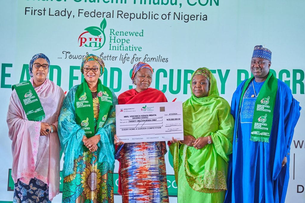 62 YEAR OLD RETIREE EMERGES WINNER OF #EVERY HOME A GARDEN COMPETITION, WINS N20M PRIZE MONEY