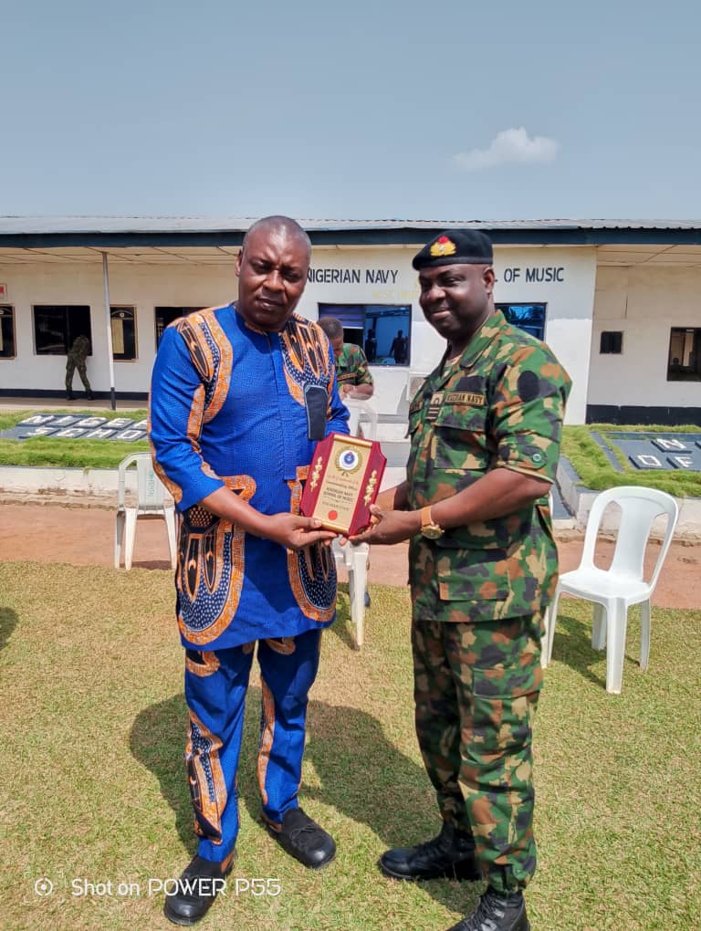 The NUJ Independent Online Chapel Pays an Official Visit to Commanding Officer Olaiya at Nigerian Navy School of Music