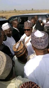 Zamfara: thousands of APC Supporters welcomes Defence Minister Matawalle.