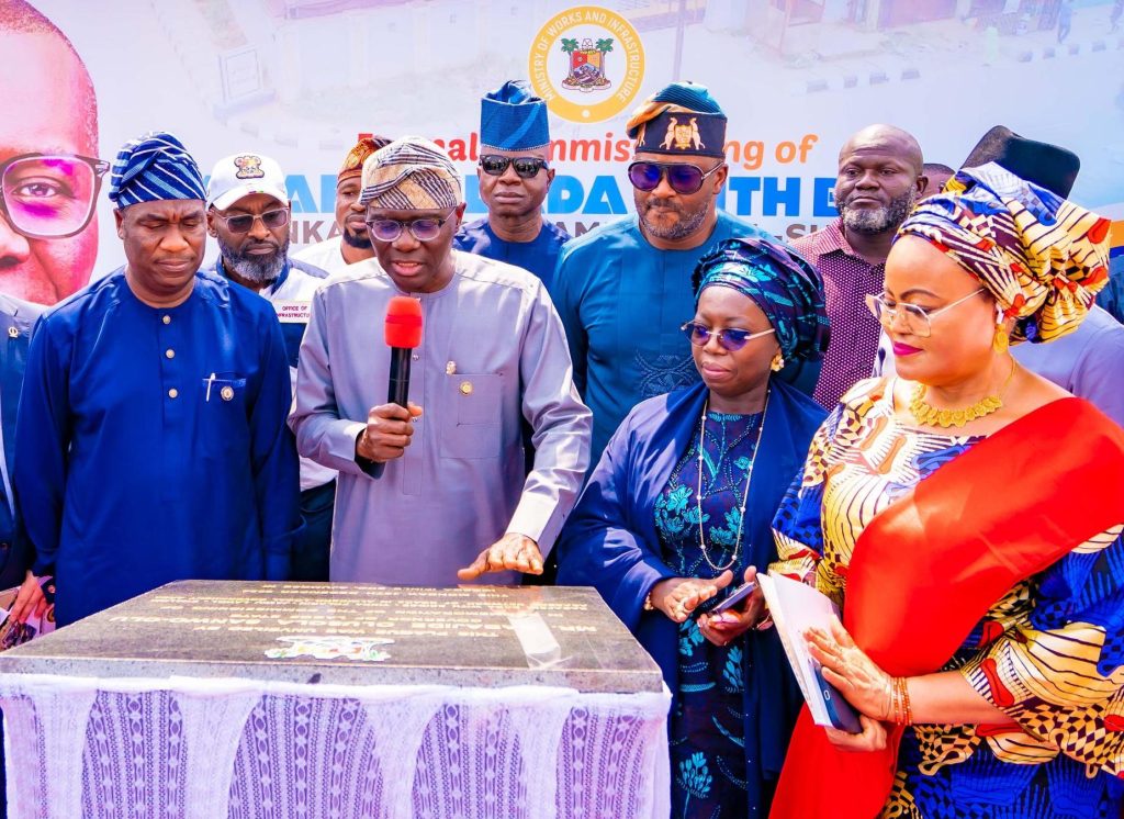 SANWO-OLU COMMISSIONS NETWORK OF ROADS WITH BRIDGE IN ALIMOSHO 