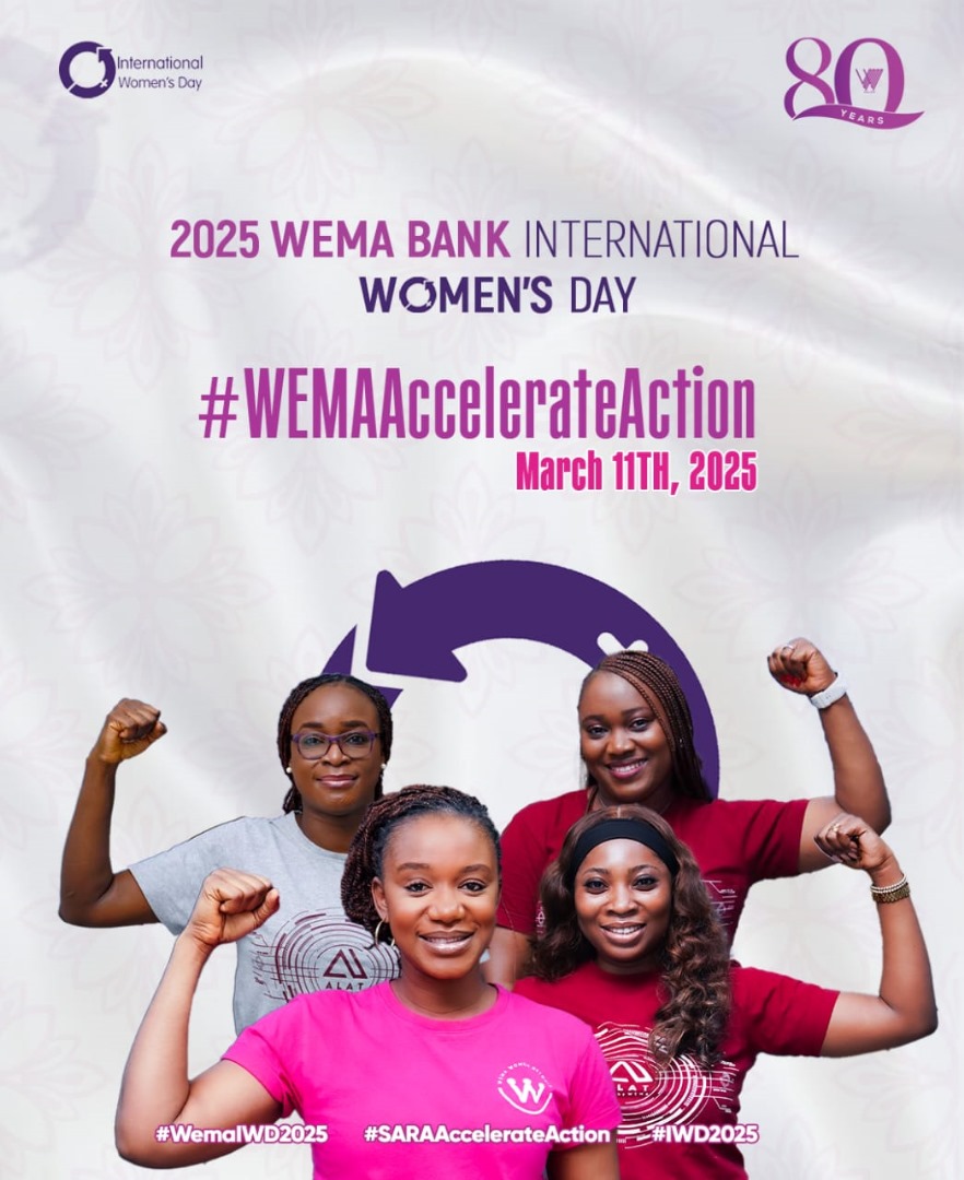 WEMA BANK SET TO COMMEMORATE INTERNATIONAL WOMEN’S DAY 2025