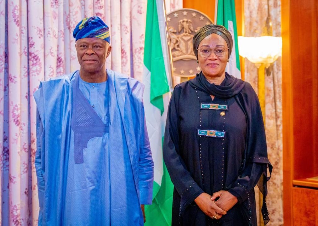 Nigeria First Lady Senator Oluremi Tinubu Commends Minister for Stable Economic Growth