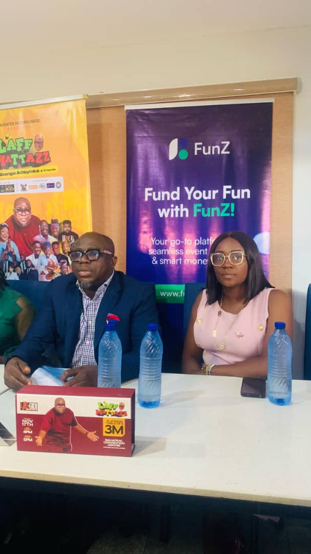 Laffmattazz Tour 2025: Gbenga Adeyinka D1st Signs Marketing, Promotions Deal with FunZ