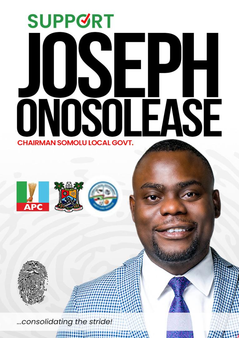 Meet Joseph Onosolease, also known as PJO, the next chairman of Somolu Local Government Council