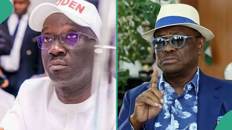 Wike Congratulates Governor Okpebholo Over Tribunal Victory, Urges Him Not To Be Distracted