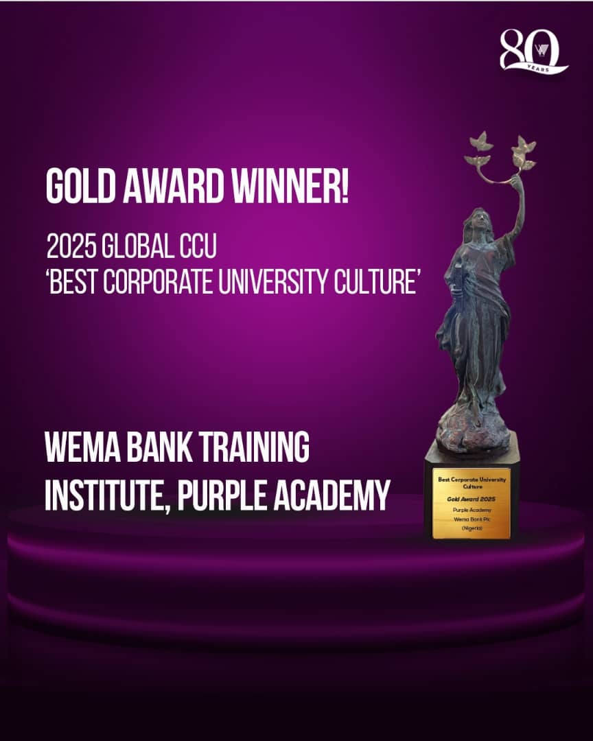 Wema Bank Training Institute, Purple Academy Shines At GlobalCCU Awards, Paris